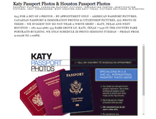 Tablet Screenshot of katypassportphotos.com